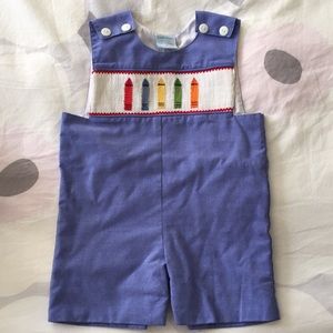 Smocked Crayons Jon Jon